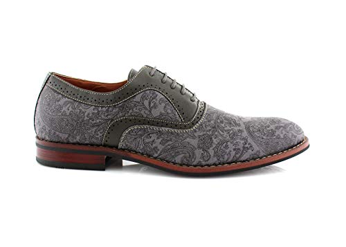 Image of Ferro Aldo Men's Classic Cap Toe Oxford Dress Shoe Collection | Perfect for Formal, Business, and Wedding Attire