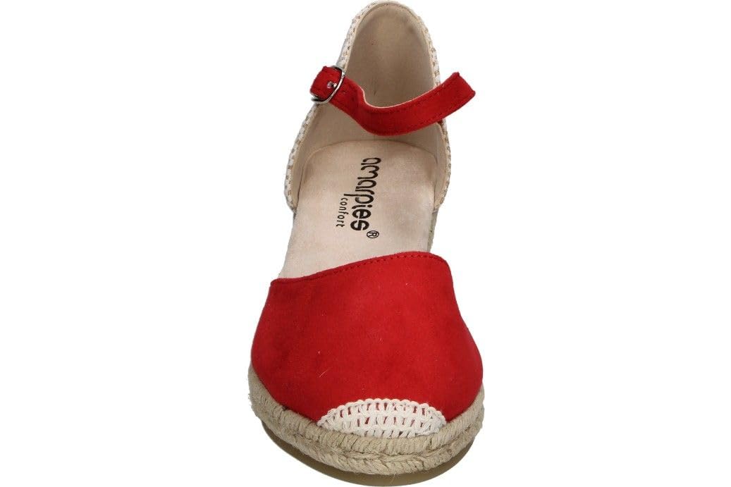 amarpies | Alpargatas Mujer – Yutes con Hebilla – Espadrilles Estilosos – Cuña Media y Cómoda – Versátiles – Modelo ACX26481