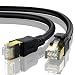 Cat8 Ethernet Cable 40FT, BUSOHE Shielded RJ45 LAN Internet Network Cable, 40Gbps 2000MHz Gigabit Patch Cord Wire for Modem, Router, PS3, PS4, Xbox (White)
