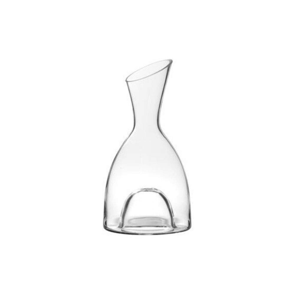 Decantador de cristal transparente Brandani para oxigenar botellas de 0,75 L