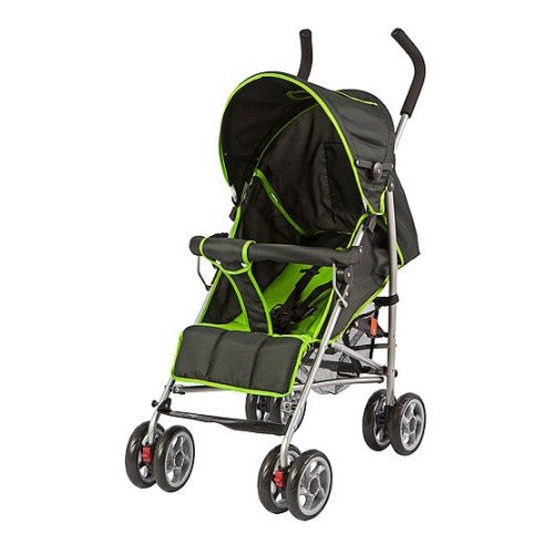 green umbrella stroller