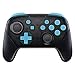 eXtremeRate Boutons Touches ABXY D-Pad ZR ZL L R pour Nintendo Switch Pro Manette Contrôleur,DIY Remplacement Kit avec Outils pour Nintendo Switch Pro(Manette Non Inclus)-Bleu Céleste