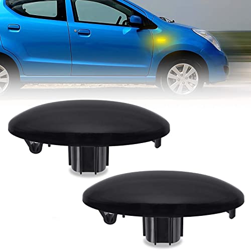 JMEST LEAD Clignotants Latéraux LED 12V Ambre Clignotants Dynamiques à LED Lampe de Signal Tourner Pour Peugeot/Citroen 107 108 206 301 306/C1 C2 C3 C5 C6 (2PCS) Cover