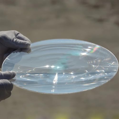 Microscope 200mm Fresnel Lens Focal Length 100mm 120mm 140mm 150mm 160mm 180mm 200mm 220mm Solar Concentrator Optical PMMA LED Lens(100MM_2MM)