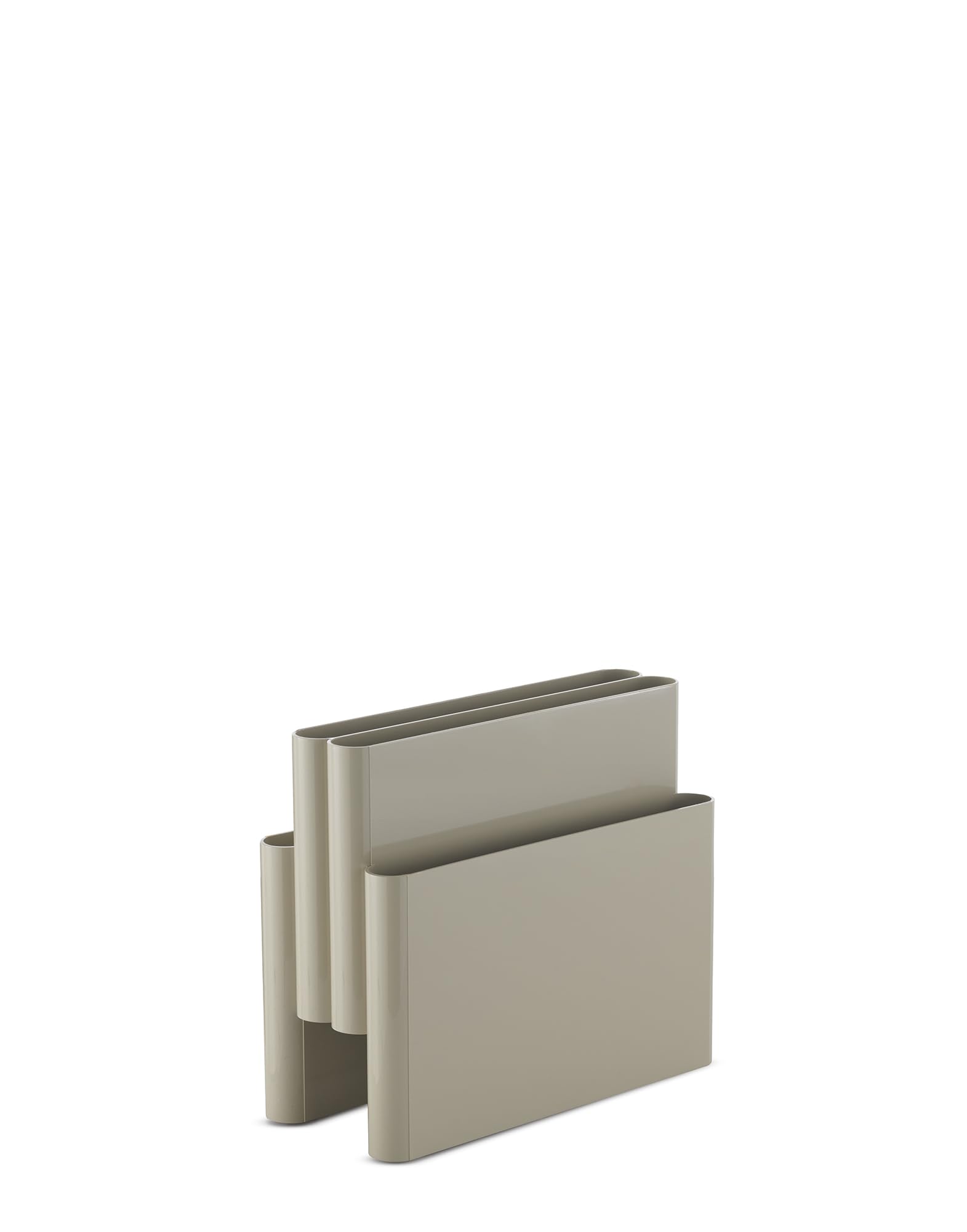 Kartell Magazine Rack, Portariviste, L 40 x H 34.5 cm, Tortora