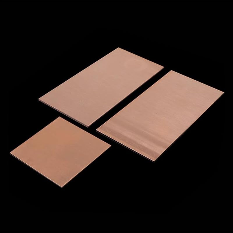 1 Stück Kupferblech, verschiedene Stärken und Größen, 0,1 mm bis 10 mm(100x100mm,0.2mm 10pcs)