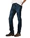 Buffalo David Bitton Men's Straight Six Jeans, Authentic and Sanded Indigo, 36x32