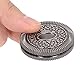 Magnetisches Metall-Fidget-Spielzeug, Haptische Münze, Angst-Slider, Stressabbau-Spielzeug, Hand-Slider, Fidget-Clicker-Slider, EDC-Schreibtischspielzeug für Erwachsene, Freund (Splitter)