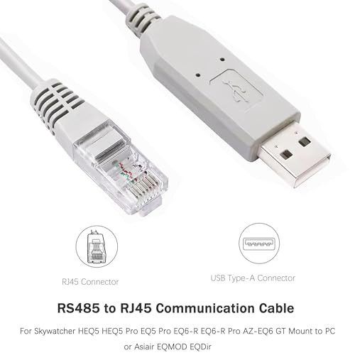 Câble PL2303 USB RJ45 1.8m pour automatisation des montures Skywatcher