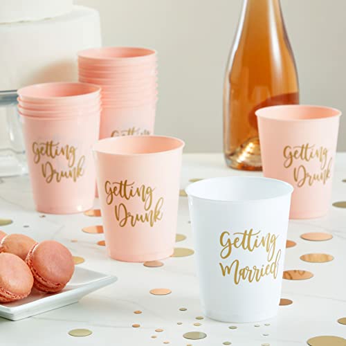 Sparkle And Bash HYRUQ 15 Pack Reusable Bachelorette Party Cups thumb #1