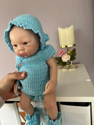 Muñeco Bebé Silicone Alan Reborn 12 pulgadas miniatura 4