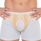 Vive Hernia Belt for Men & Women – Inguinal Belt for Single/Double Hernia, with 2 Removable Pads, Adjustable Waistband, Discreet Daily Relief Design, for Inguinal or Sports Hernias Support, Breathable