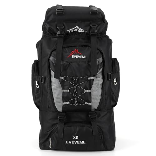 LYEAA Mochila 80L Viaje y Montaña