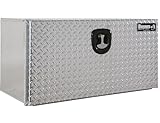 Buyers Products 1706505 Silver Pro Series Aluminum Underbody Truck Box with Diamond Tread Door, 18x18x 36 Inch, Durable Vehicle Tool Box for Storage and Organization