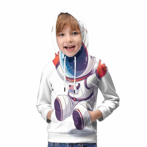 Sweat pull à capuche astronaute 3D : cadeau parfait garçon 12-14 ans - 5