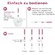 Anbio 20 x Schwangerschaftstest Frühtest 10 miu/ml - im Breite 5 mm Empfindliches Pregnancy HCG Test - Frühschwangerschaftstest Ultra Frühtest Schwangerschaft Streifen
