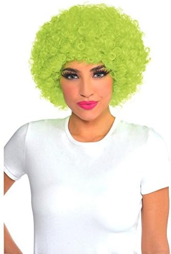 Amscan Party Centre Curly Wig, Green