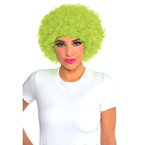 Amscan Party Centre Curly Wig, Green