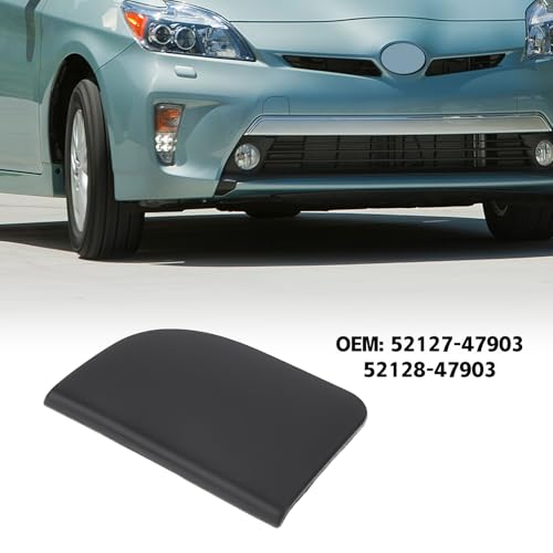 Briny River 2 Stück Frontstoßstangen-Abschlepphakenabdeckung 52127-47903 52128-47903 Rechte + Linke Seite Kompatibel mit Toyota Prius 1.8L 2012~2015
