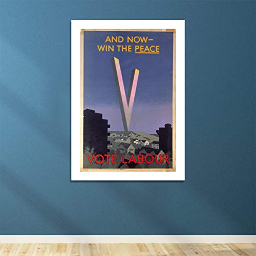 Poster Labour Party 1945 encadré : solution pour habiller un petit mur vide - 4