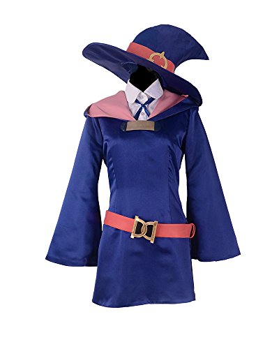 miccostumes Women's Academia Kagari Atsuko Akko Cosplay Costume (WM) Purple