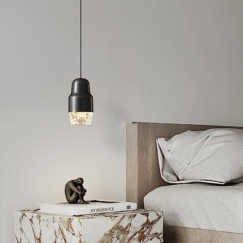 Lustres entierement en cuivre MOCHAMIK avec suspension acrylique LED reglable