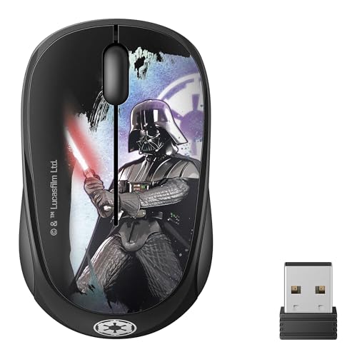 Mouse De Computadora, Personal Computer STEREN Mini Mouse inalámbrico 1 200 dpi Star Wars Modelo Vader
