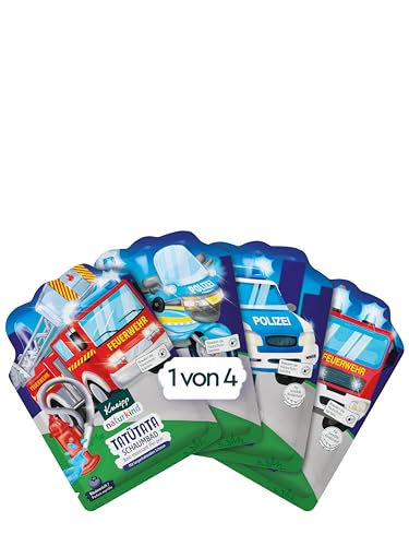 Kneipp Naturkind Tatütata - Baño de espuma para baño con aceite de jojoba nutritivo y extracto de arándanos naturales para divertirse en el baño, aroma afrutado de arándanos y agua azul, a partir de 3