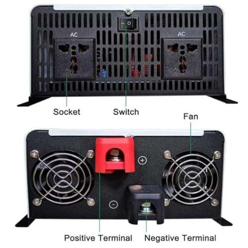Convertisseur de Tension Pur Sinus 5000W pour Installation Solaire et Auto