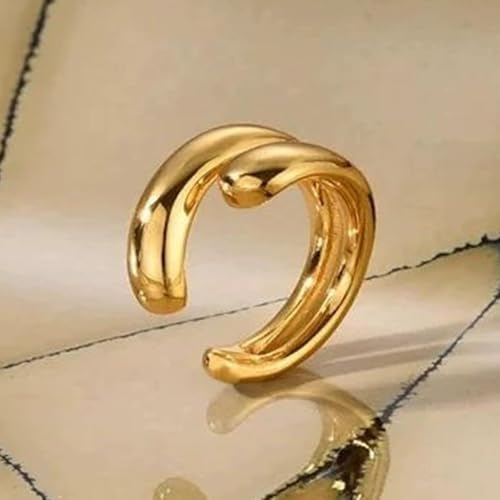 Image of Ear Cuffs Non Piercing 14K Gold Plated Ear Cuff Earrings for Women Trendy Clip on Cartilage Earring Stacks Non Pierced Adjustable Fake Earrings Set Jewelry Christmas Gift 2026 Stocking Stuffers