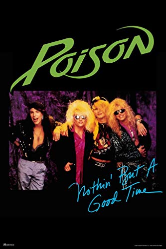 Poison Nothin But a Good Time Song Single Cover Heavy