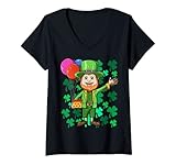 Photo Gallery donna leprechaun - festa di compleanno di san patrizio, irlandese maglietta con collo a v Photo Gallery donna leprechaun - festa di compleanno di san patrizio, irlandese maglietta con collo a v