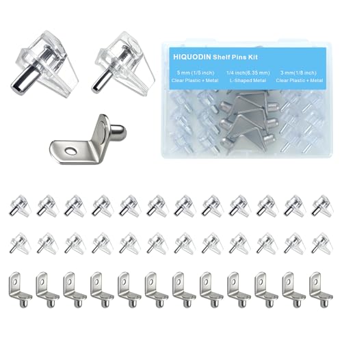 HIQUODIN 36PCS Mixed-Diameter Pegs