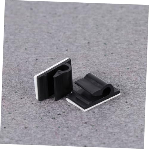 Clips Adhesivos para Cables 50 piezas Nylon Negro 94V-2 con Doble Cinta Adhesiva, Pegatinas Esponjosas, para Cables y Redes, Uso en Techo o Hogar miniatura 4