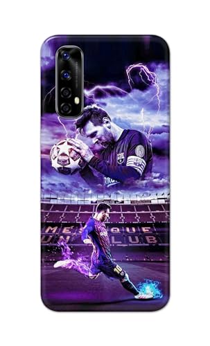 Image of Printed Hard Back Cover Case for Realme Narzo 20 Pro | Realme 7 | Realme Narzo 30 4G Back Cover (Famous Football Player) -1111