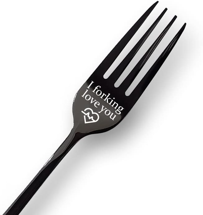 Anniversary Birthday Gifts for Husband Girlfriend from Wife Boyfriend I Forking Love You Fork Gifts for Him Her Funny Christmas Gift Dinner Forks for Couple Hubby Fiance