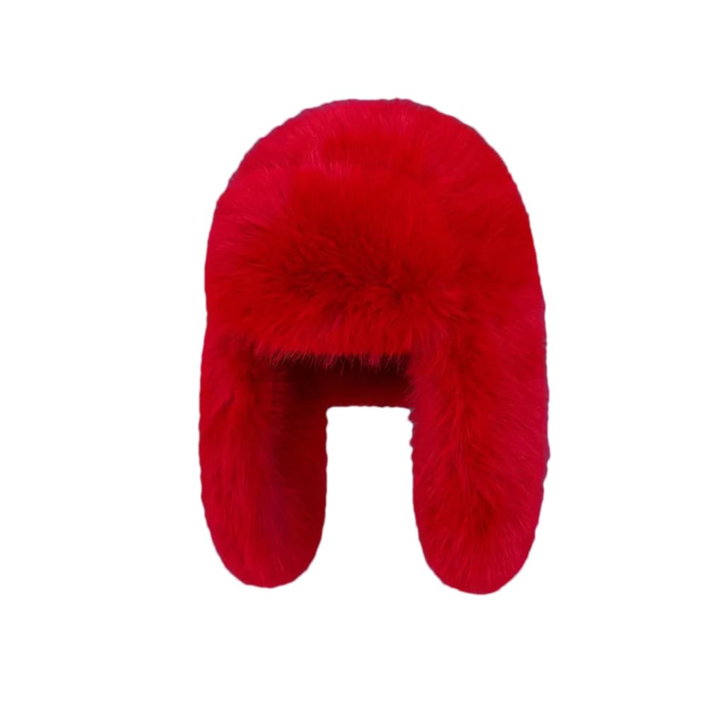 Cappello da neve invernale da donna cappelli pelosi spessi antivento paraorecchie caldi cappelli da sci vacanze
