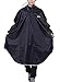 Icegrey Adulti Impermeabile Poncho Leggero PVC Lunghi Altezza Impermeabile con Cappuccio della Bicicletta Pioggia Poncho con Maniche Nero