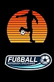 Notizbuch: Fußball Notizbuch | Spielplaner | Motiv: Vintage Fußballspieler | mit Spielfeldvorlagen | Mannschaftsaufstellung: Geschenk für Trainer | ... | Trainingshilfe | Spielbericht