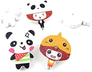 220 Pieces Sewing Clothing Buttons Sew On Wooden Wood Knopfe BB1238 Mixed Shape Boutons Fasteners Notions Multi Pattern Cartoon Supplies Arts Crafts Accessories