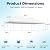 EROMMY 20x40ft Party Tent, Outdoor Wedding Canopy, Heavy Duty Large Canopy Carport, Gazebo Shelter Tent for Party Event Commercials, White