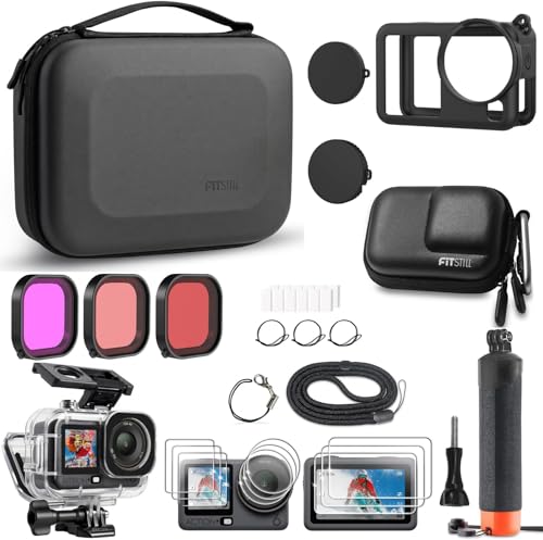 Kit d'accessoires DJI Osmo Action 6 housse silicone avec sac de transport rigide
