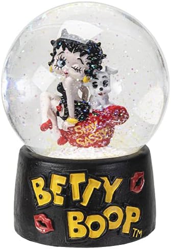 Miniatura 3 de Ebros Gift Novedosa colección Betty Boop - Globo de agua con purpurina cómica caprichosa de 5.25 pulgadas de alto, 3.937 in de alto, coloridos
