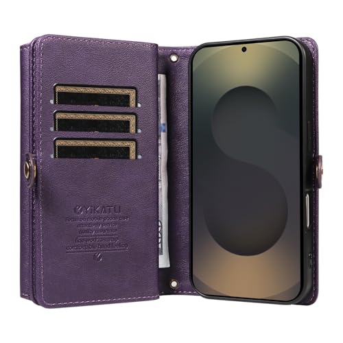Étui Samsung S21 Plus avec blocage RFID et porte-cartes vert intégrés - 5