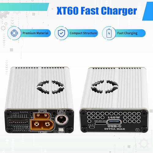 Chargeur Type C PD3.1 140W bidirectionnel, recharge ultra rapide XT30