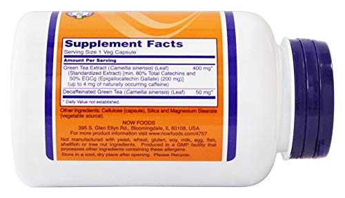 Egcg Green Tea Extract 400 Mg Veg Capsules #TOP1