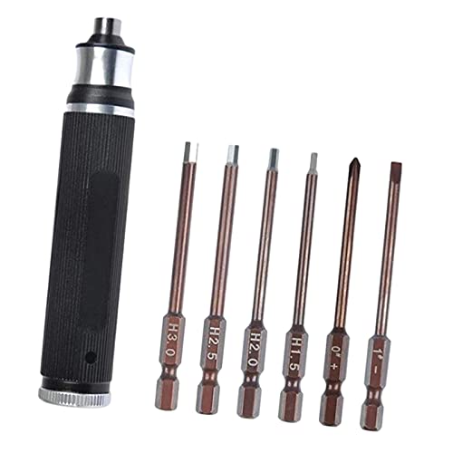 Generic Ferramenta de abertura de chave de fenda de precisão profissional Mini magnética portátil 6