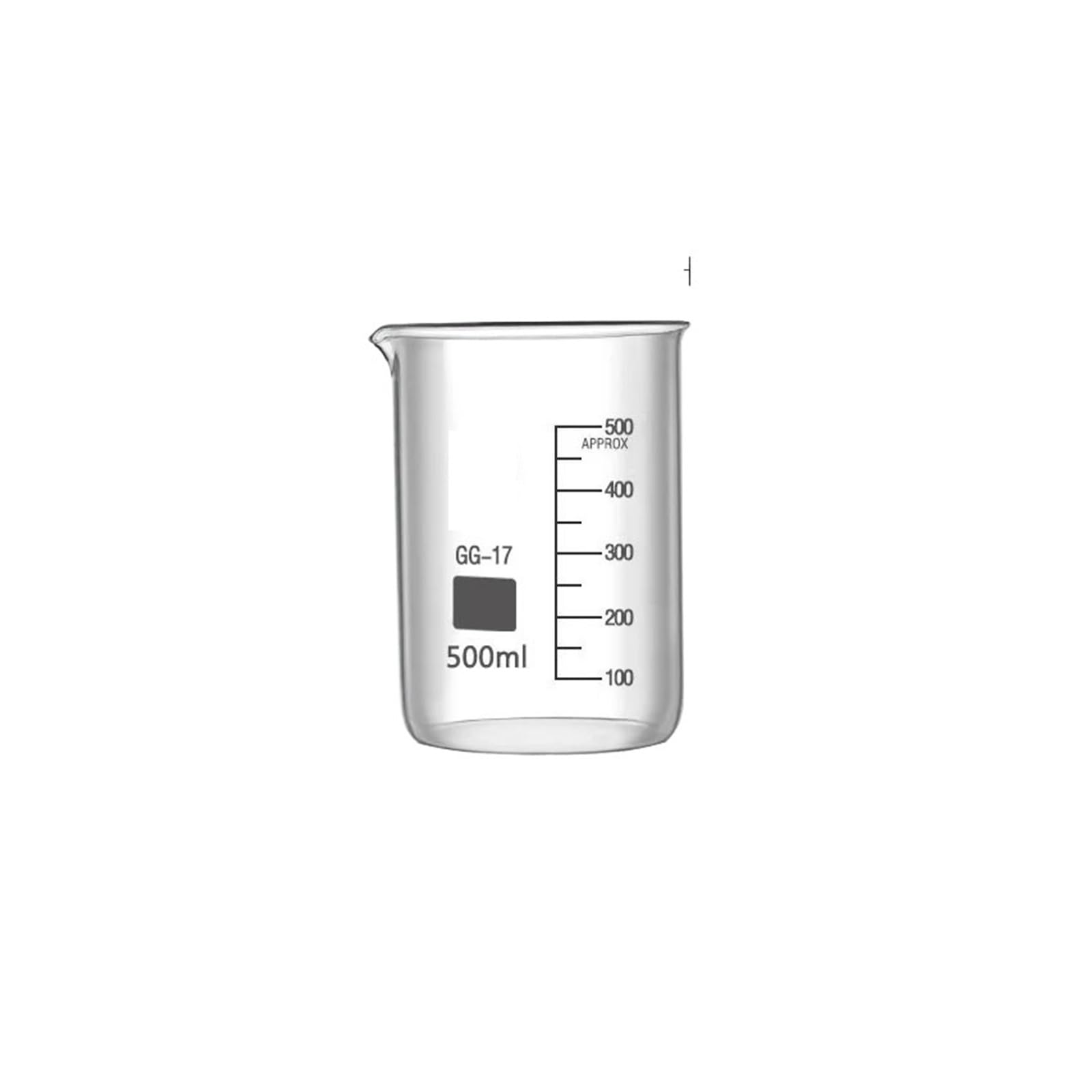 Glasmessbecher 50/1000 ml Messbecher aus Glas mit Skala, hitzebeständige Flachbecher, multifunktionale Flasche aus dickwandigem Borosilikatglas, Küchenhelfer(250ml)