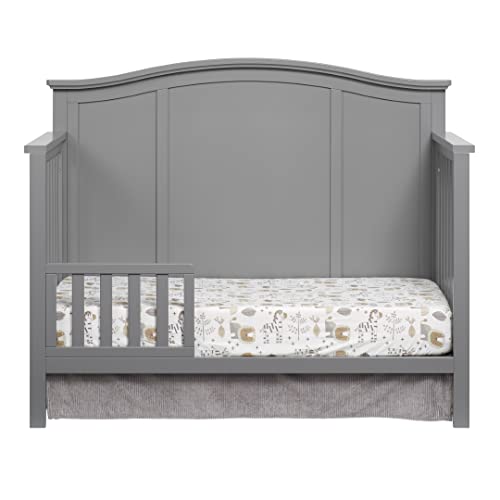 Image of Oxford Baby Emerson Crib to Toddler Bed Guard Rail Conversion Kit, Dove Gray, GreenGuard Gold Certified