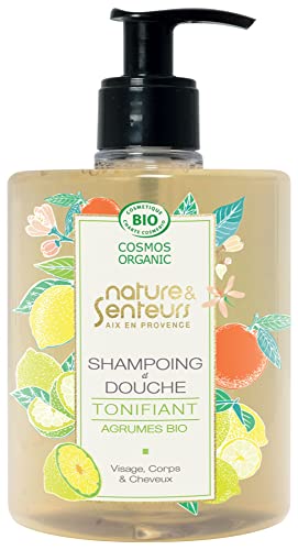 NATURE & SENTEURS : Shampoing Douche Bio Agrumes Tonifiant 500 ml Cover